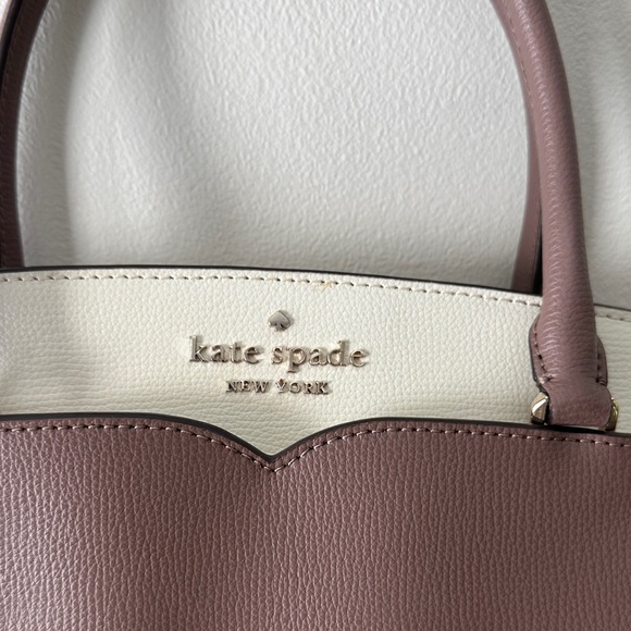 kate spade Taupe and Cream Frannie Medium Satchel - Picture 5 of 12